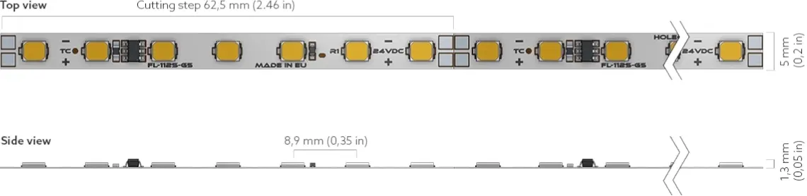 Architape PRO 100S Series Dimensions