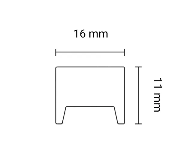 Architape H-Line S Technical Dimensions and Engineering Schematic