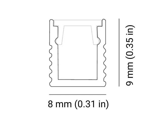 Architape Opaline S Technical Dimensions and Engineering Schematic