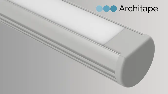 A025 Anodized Grey Profile