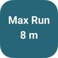 Max Run 8 m